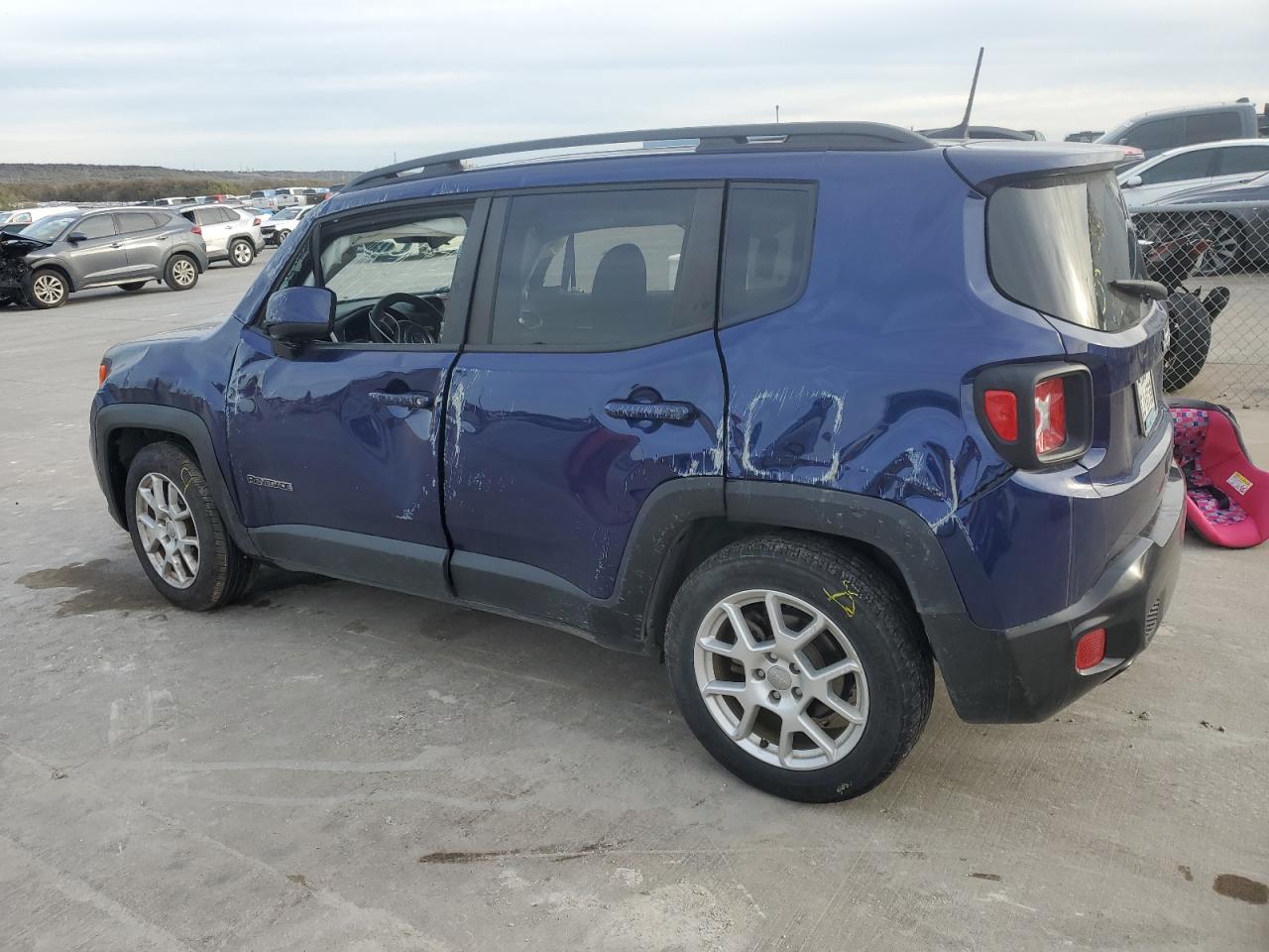 2019 Jeep Renegade VIN ZACNJABB7KPK79545 Copart auction photo, all over damage thumbnail 2