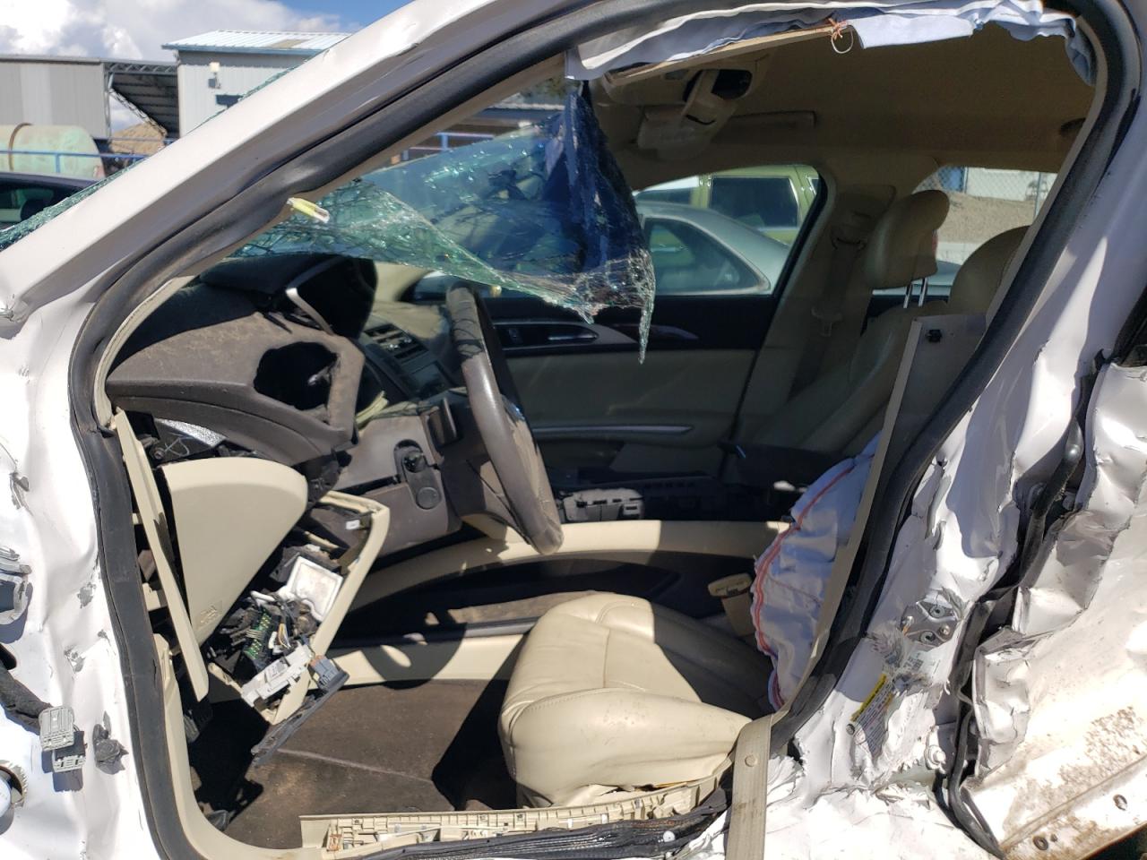 2013 Lincoln MKZ VIN 3LN6L2G98DR823441 Copart auction photo, side damage thumbnail 7