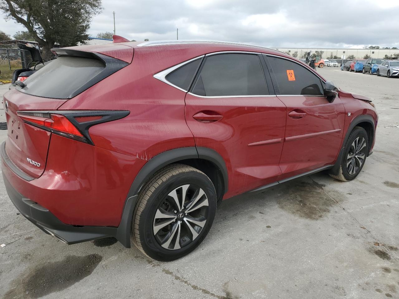2020 Lexus NX VIN JTJSARDZ8L5011464 Copart auction photo, front end damage thumbnail 3