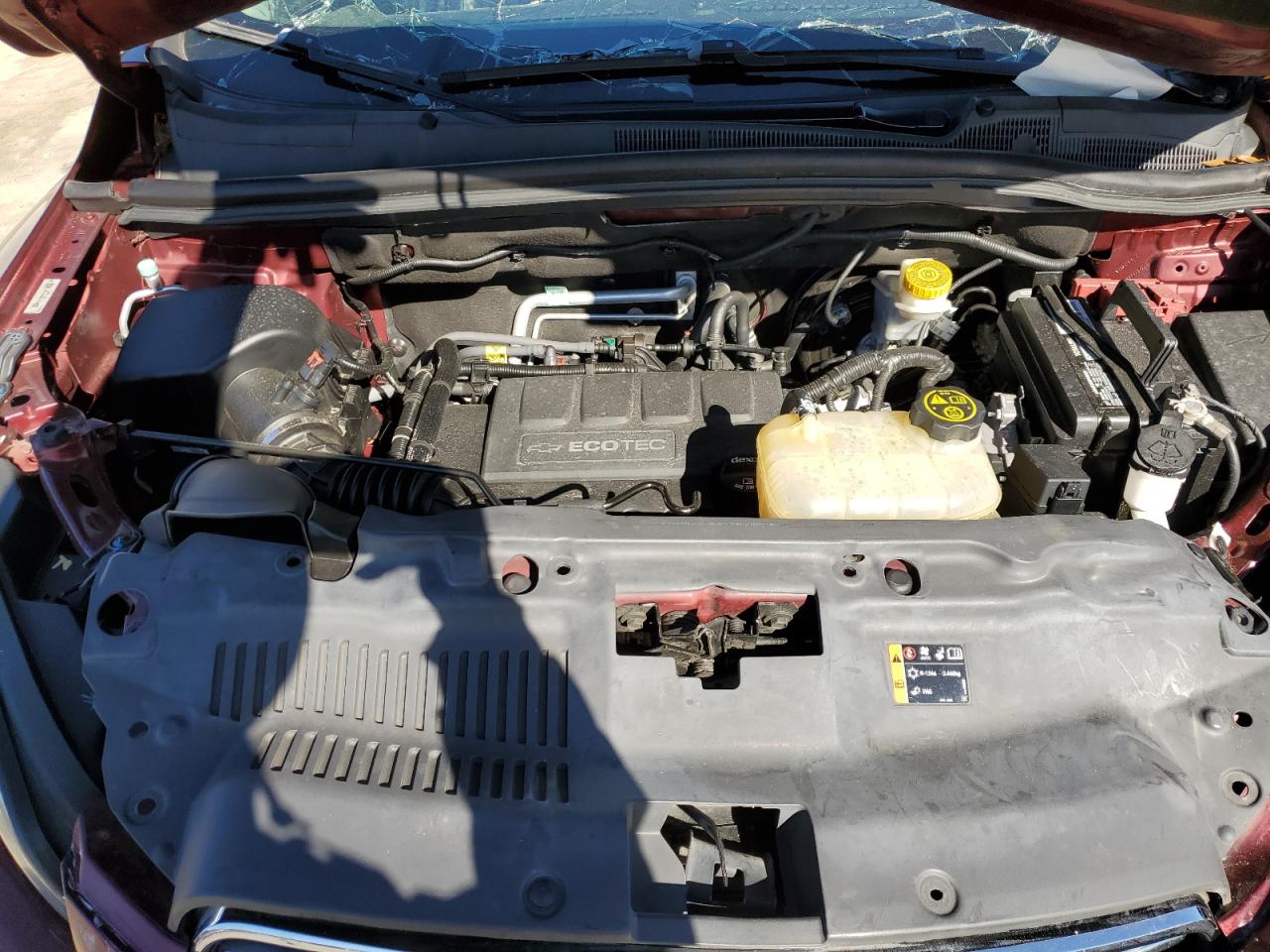 2016 Chevrolet Trax VIN 3GNCJLSB3GL269382 Copart auction photo, all over damage thumbnail 13