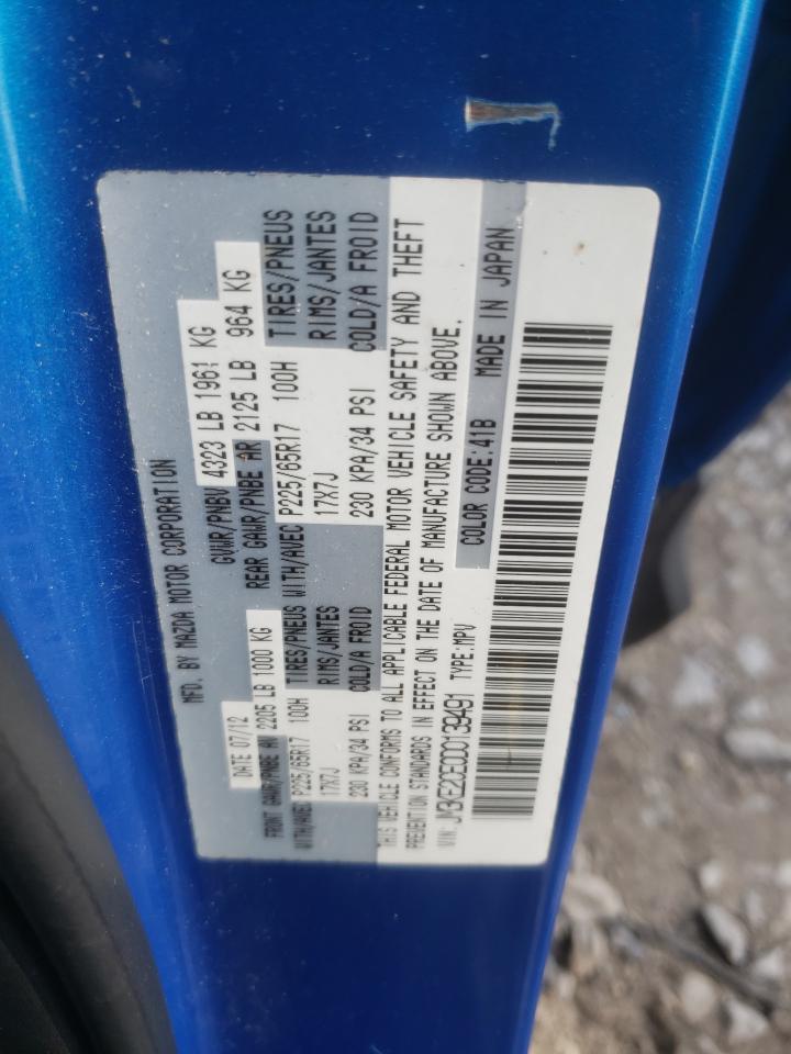 2013 Mazda CX-5 VIN JM3KE2CE0D0139491 Copart auction photo, side / rear end damage thumbnail 13