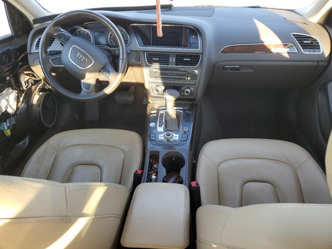 2014 Audi A4 VIN WAUFFAFL5EN000566 Copart auction photo, front end / undercarriage damage thumbnail 8