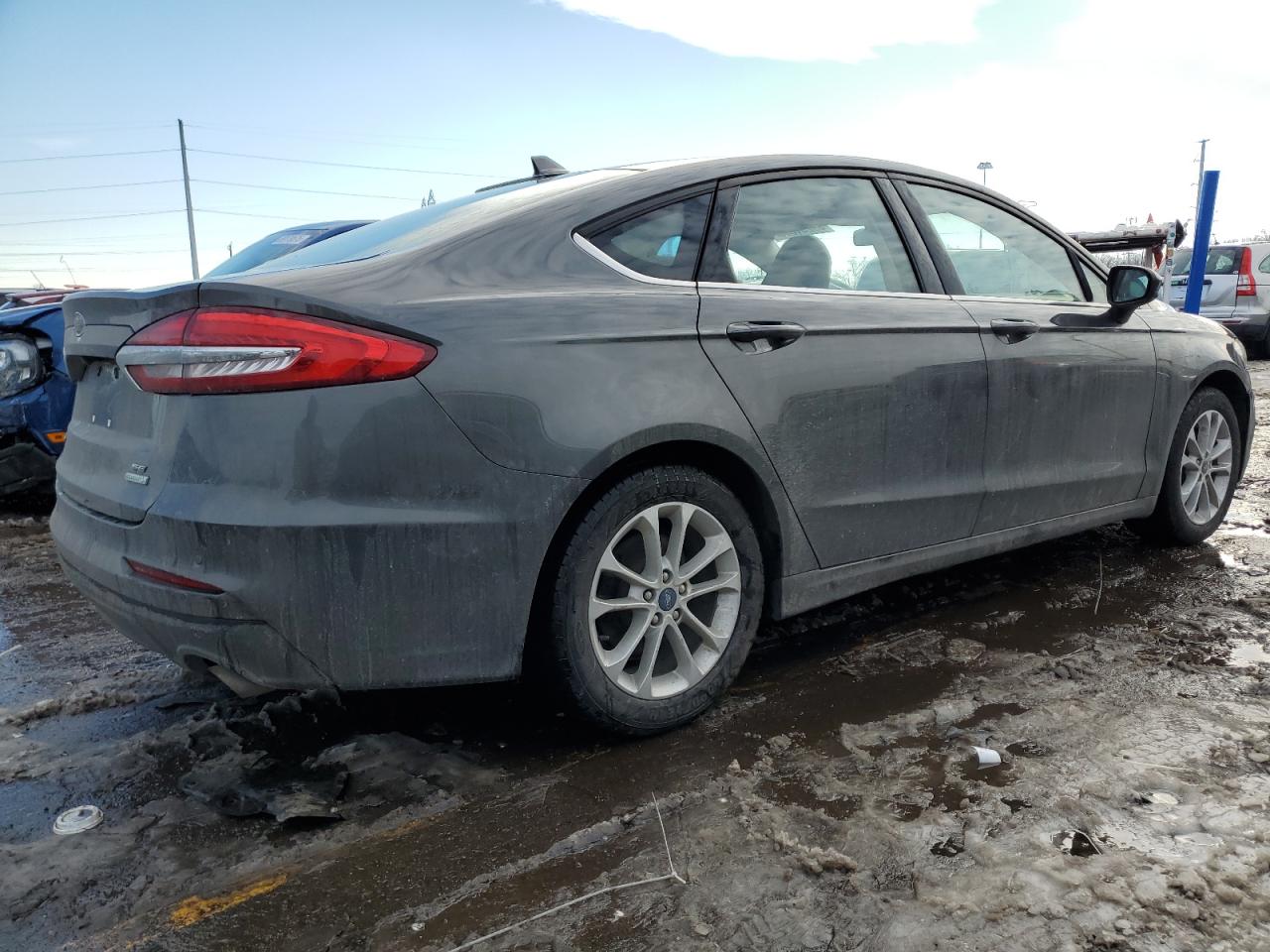 2020 Ford Fusion VIN 3FA6P0HD7LR186840 Copart auction photo, front end damage thumbnail 3