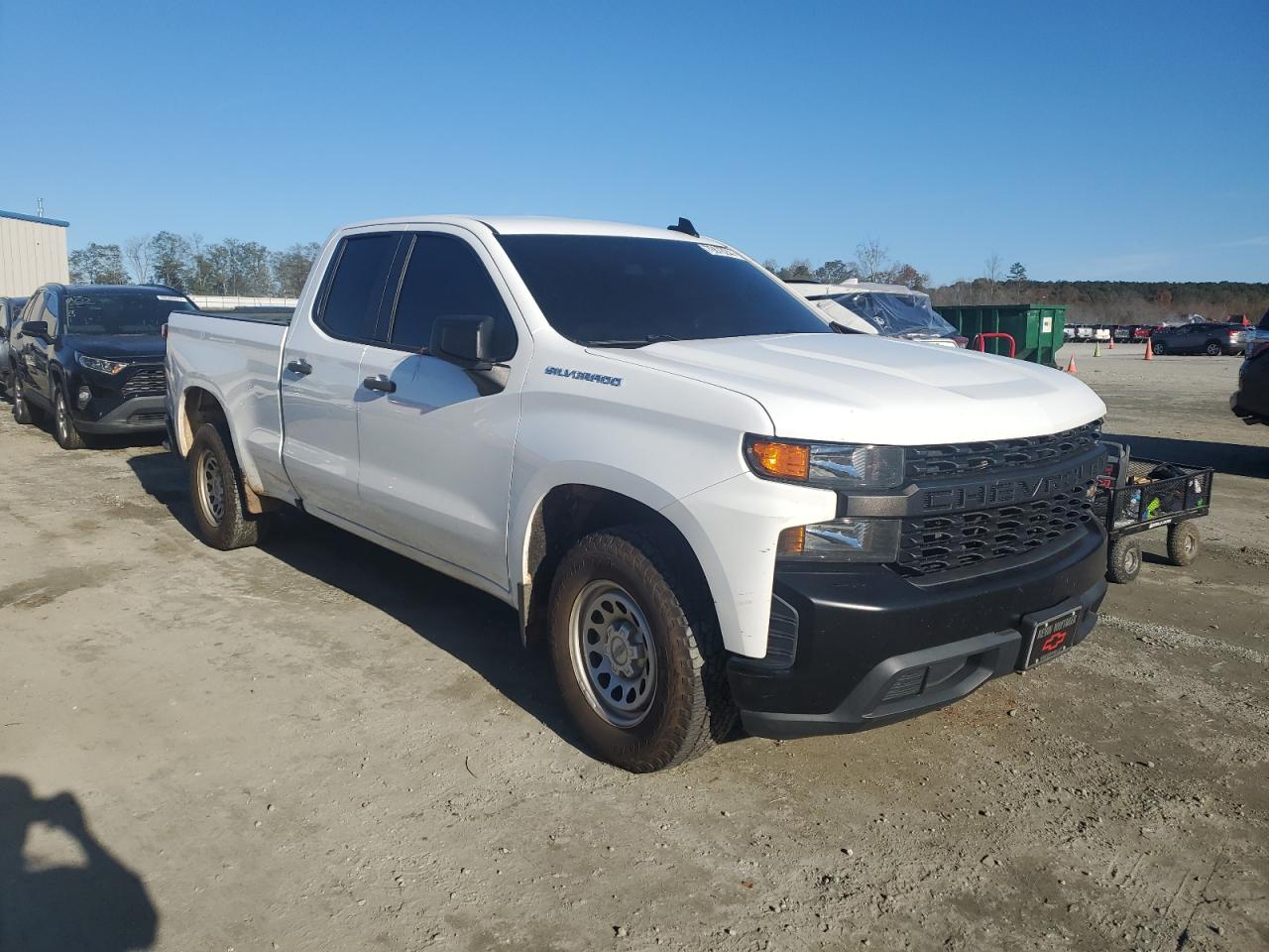 2019 Chevrolet Silverado VIN 1GCRWAEF5KZ305016 Copart auction photo, front end / side damage thumbnail 4