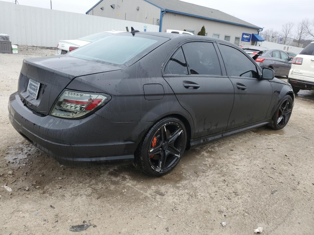 2009 Mercedes-Benz C-klasse VIN WDDGF77X29F200760 Copart auction photo, side / rear end damage thumbnail 3