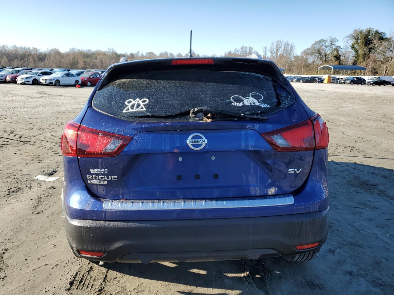2017 Nissan Rogue VIN JN1BJ1CP6HW008085 Copart auction photo, top/roof / undercarriage damage thumbnail 6