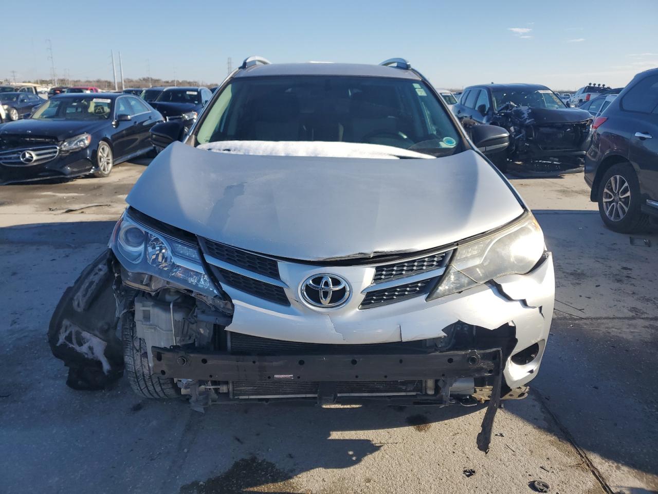 2014 Toyota RAV 4 VIN 2T3ZFREV2EW085974 Copart auction photo, front end damage thumbnail 5