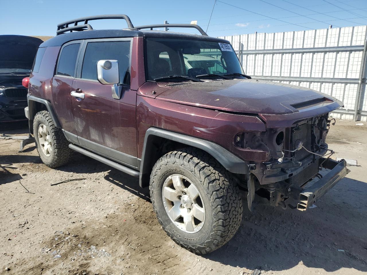 2007 Toyota FJ Cruiser VIN JTEBU11F470037158 Copart auction photo, front end damage thumbnail 4