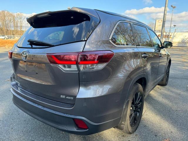 2019 Toyota Highlander VIN 5TDJZRFH7KS702196 Copart auction photo, normal wear damage thumbnail 4