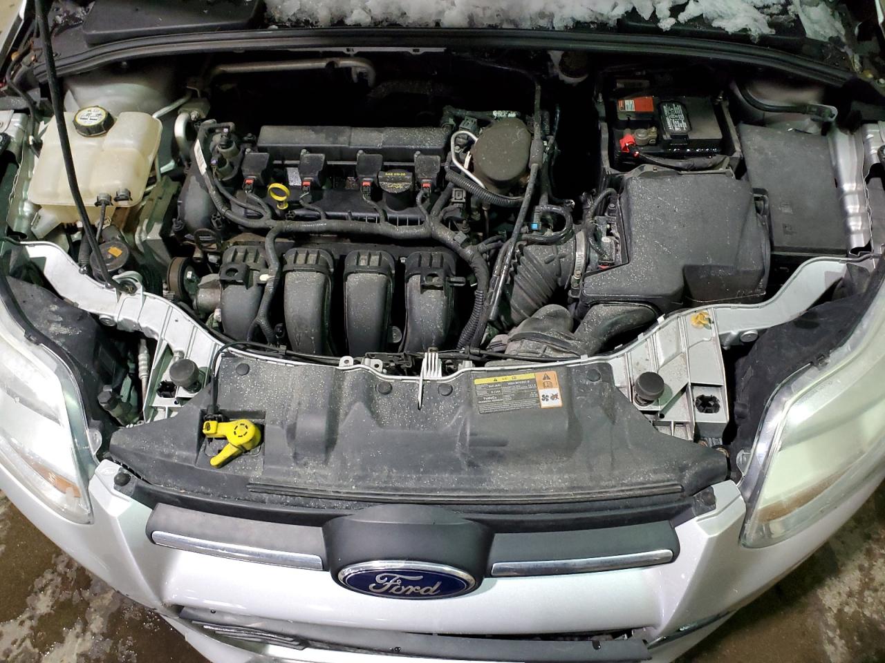 2013 Ford Focus VIN 1FADP3F22DL243309 Copart auction photo, rear end damage thumbnail 11