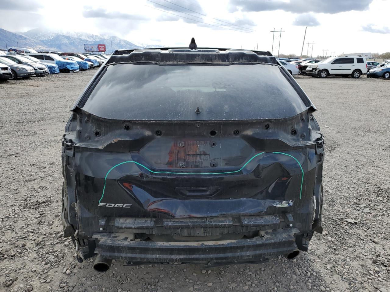 2016 Ford Edge VIN 2FMPK4J90GBB40079 Copart auction photo, rear end damage thumbnail 6