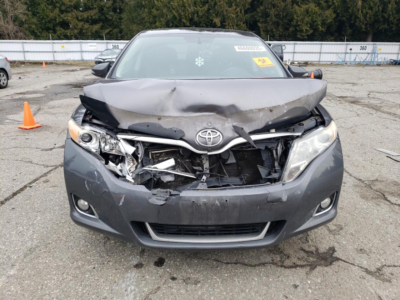 2014 Toyota Venza VIN 4T3BK3BB1EU097411 Copart auction photo, front end damage thumbnail 5