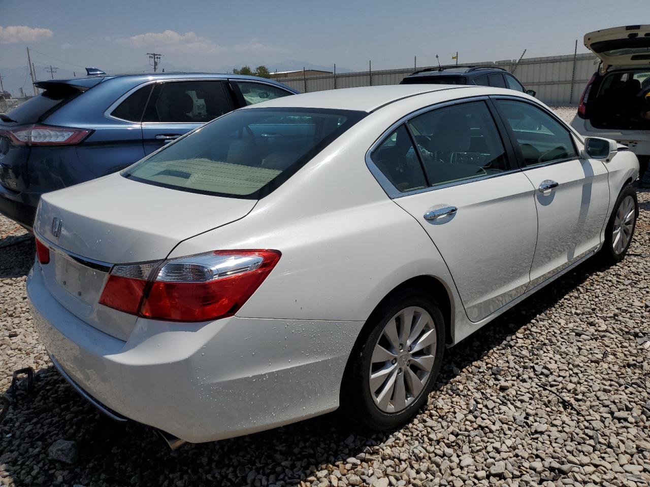 2014 Honda Accord VIN 1HGCR2F74EA002193 Copart auction photo, front end damage thumbnail 3