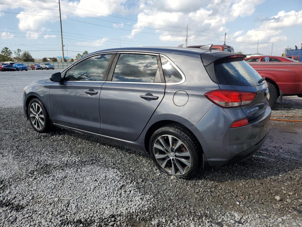 2018 Hyundai Elantra VIN KMHH35LE0JU030782 Copart auction photo, side / undercarriage damage thumbnail 2