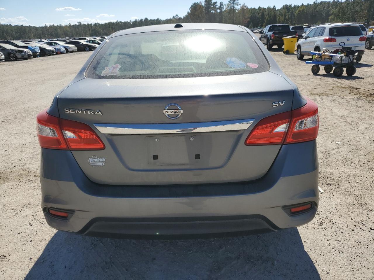 2019 Nissan Sentra VIN 3N1AB7AP8KL627539 Copart auction photo, side / front end damage thumbnail 6