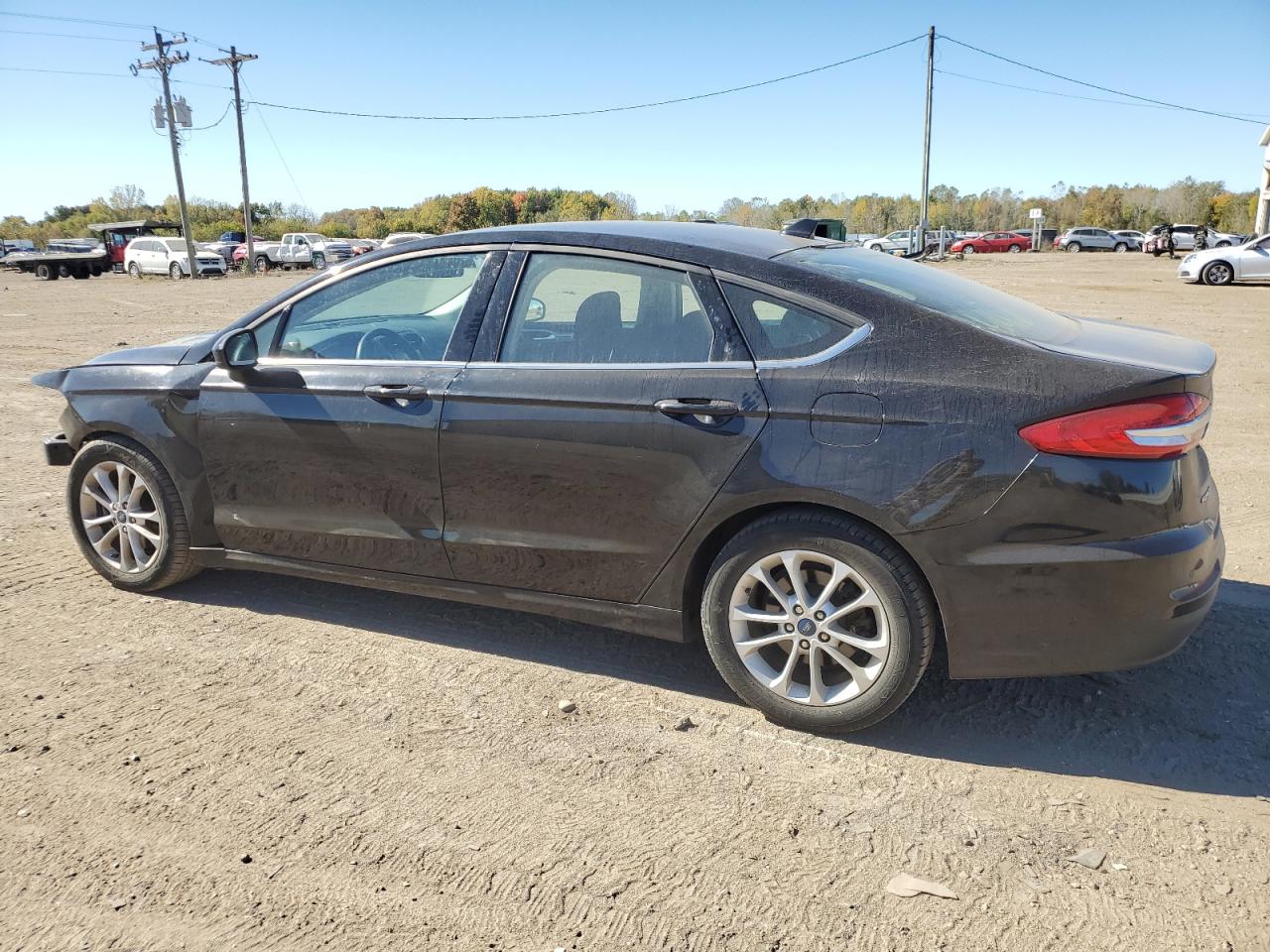 2020 Ford Fusion VIN 3FA6P0HDXLR110738 Copart auction photo, front end damage thumbnail 2