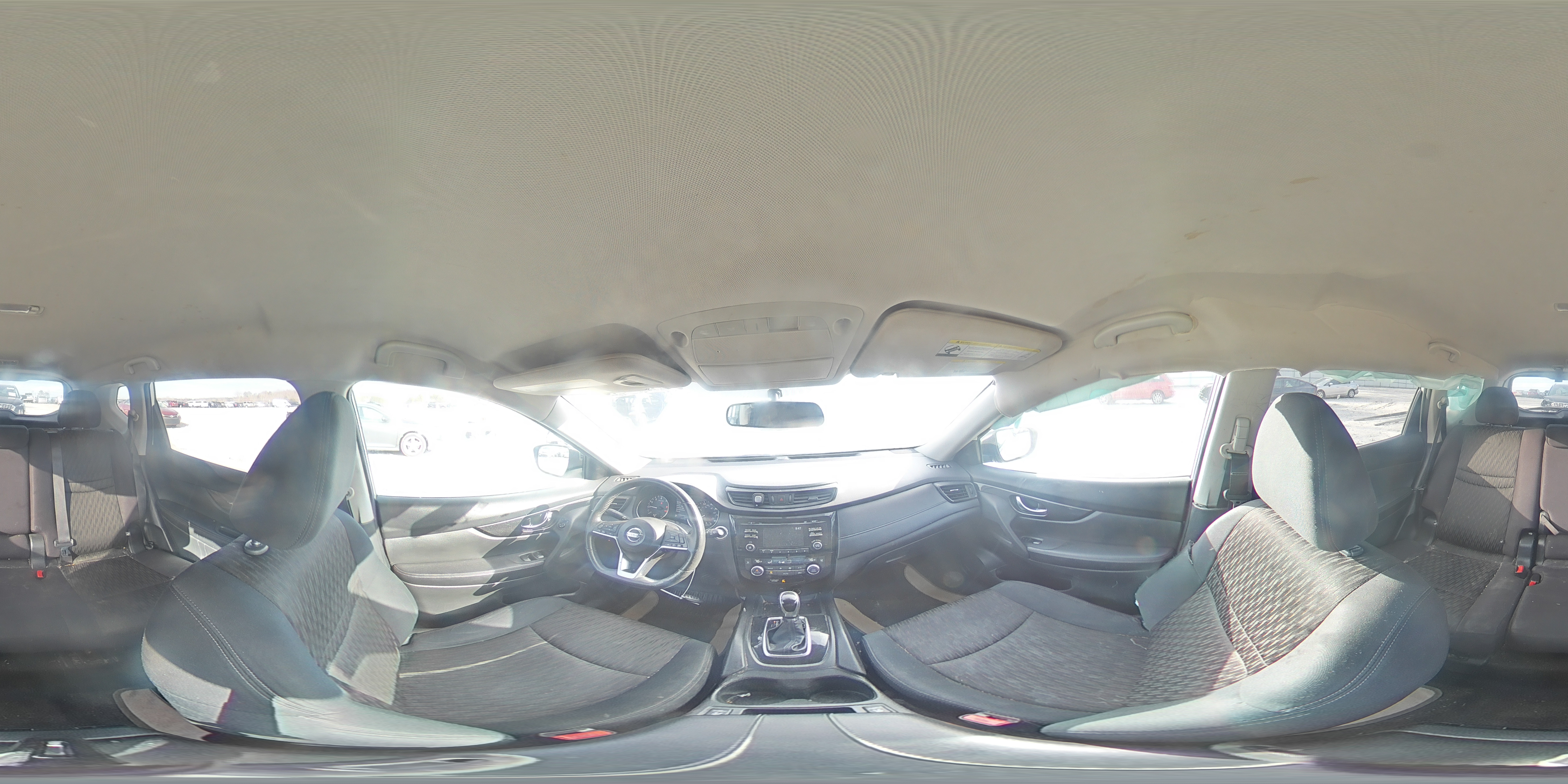 2017 Nissan Rogue VIN 5N1AT2MT2HC731773 Copart auction photo, side / rear end damage thumbnail 14