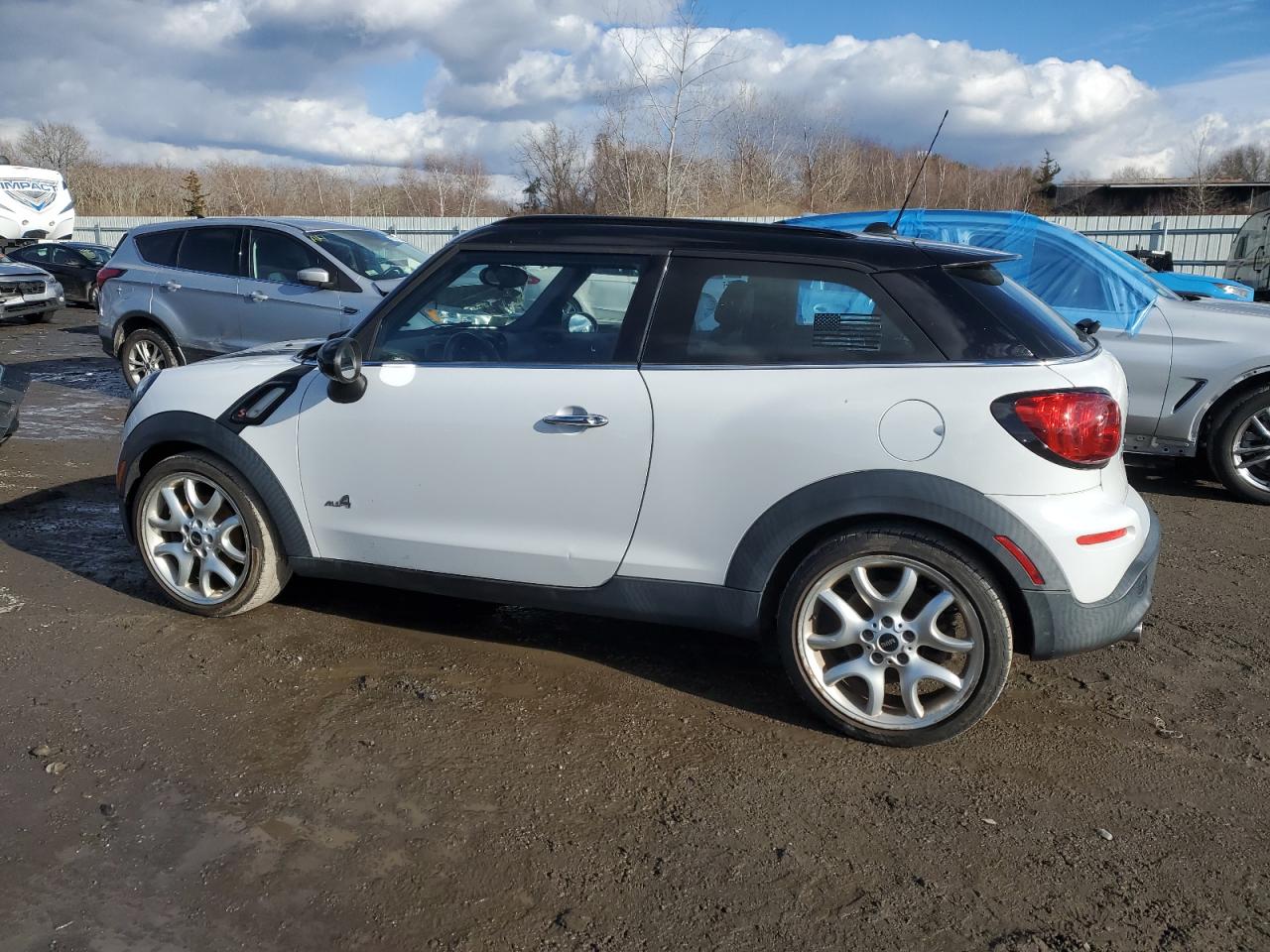 2015 MINI Cooper VIN WMWSS7C55FWN70758 Copart auction photo, mechanical damage thumbnail 2