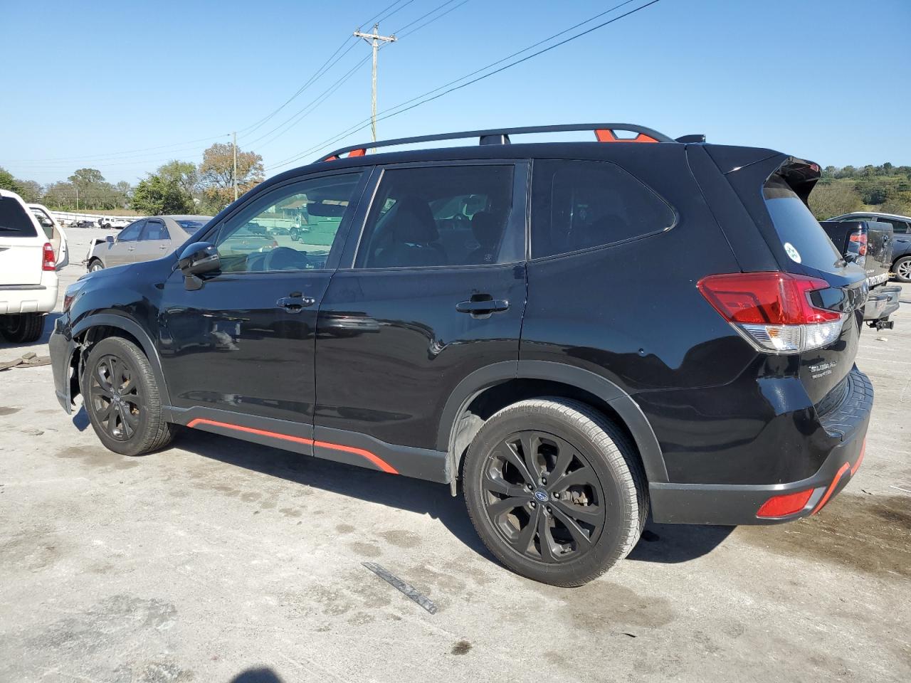 2019 Subaru Forester VIN JF2SKAJC2KH511698 Copart auction photo, front end damage thumbnail 2