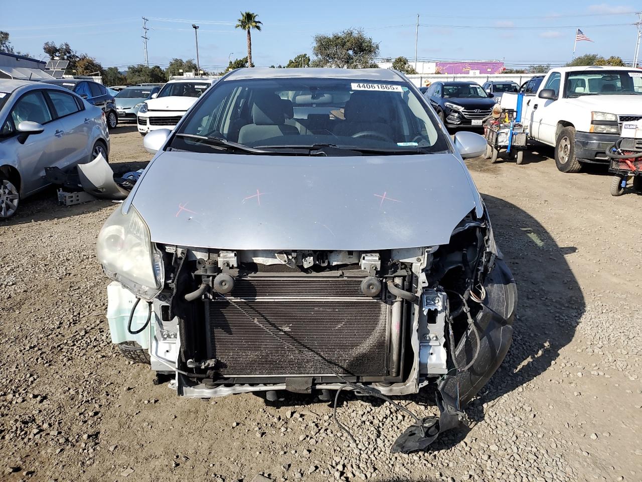2011 Toyota Prius VIN JTDKN3DU1B1407315 Copart auction photo, front end damage thumbnail 5