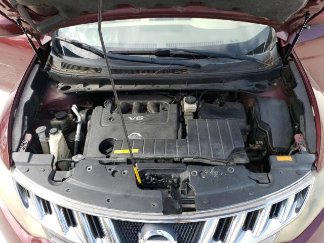 2009 Nissan Murano VIN JN8AZ18W09W124714 Copart auction photo, side damage thumbnail 11