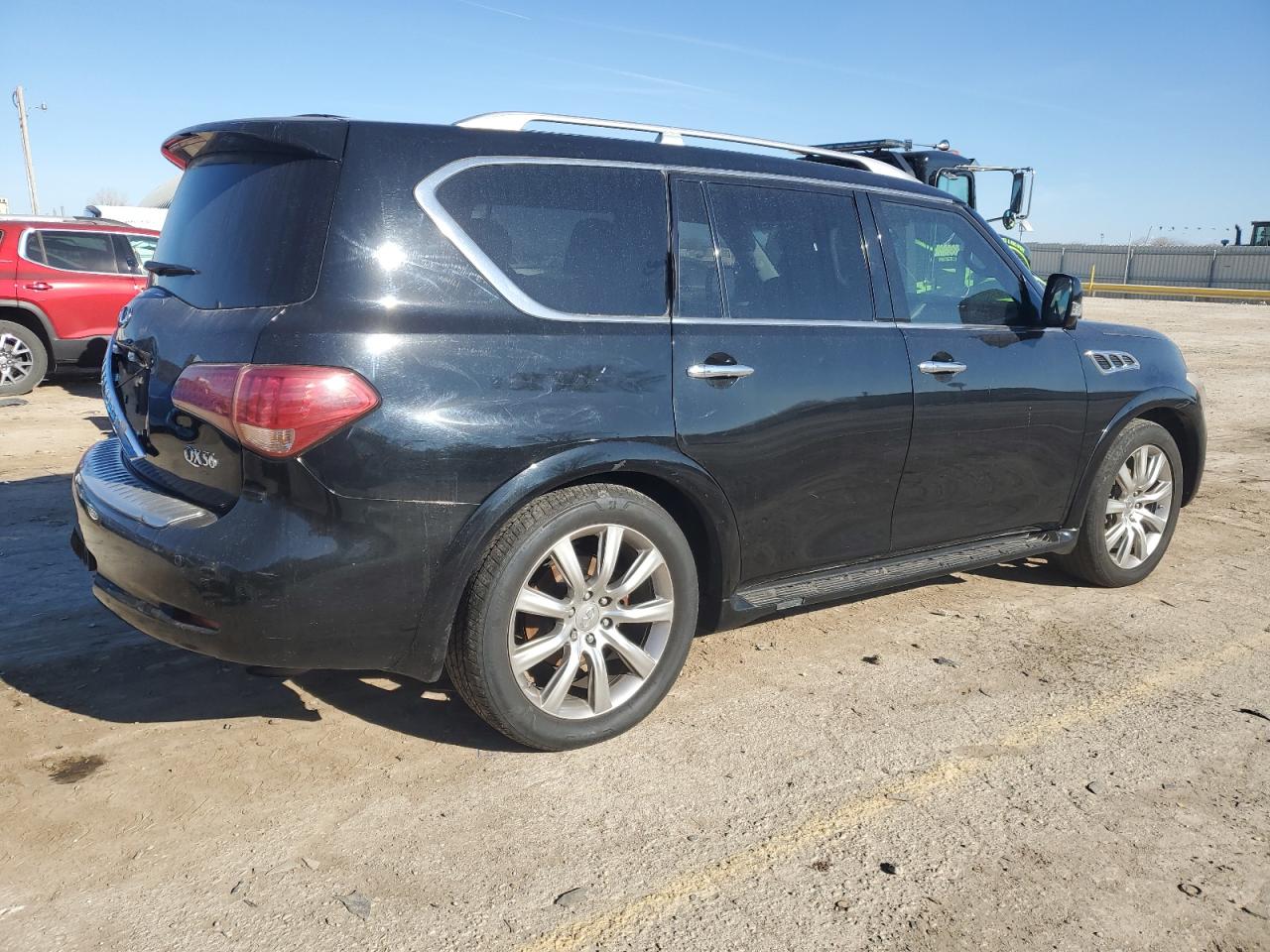 2012 Infiniti QX56 VIN JN8AZ2NE3C9015588 Copart auction photo, all over / mechanical damage thumbnail 3