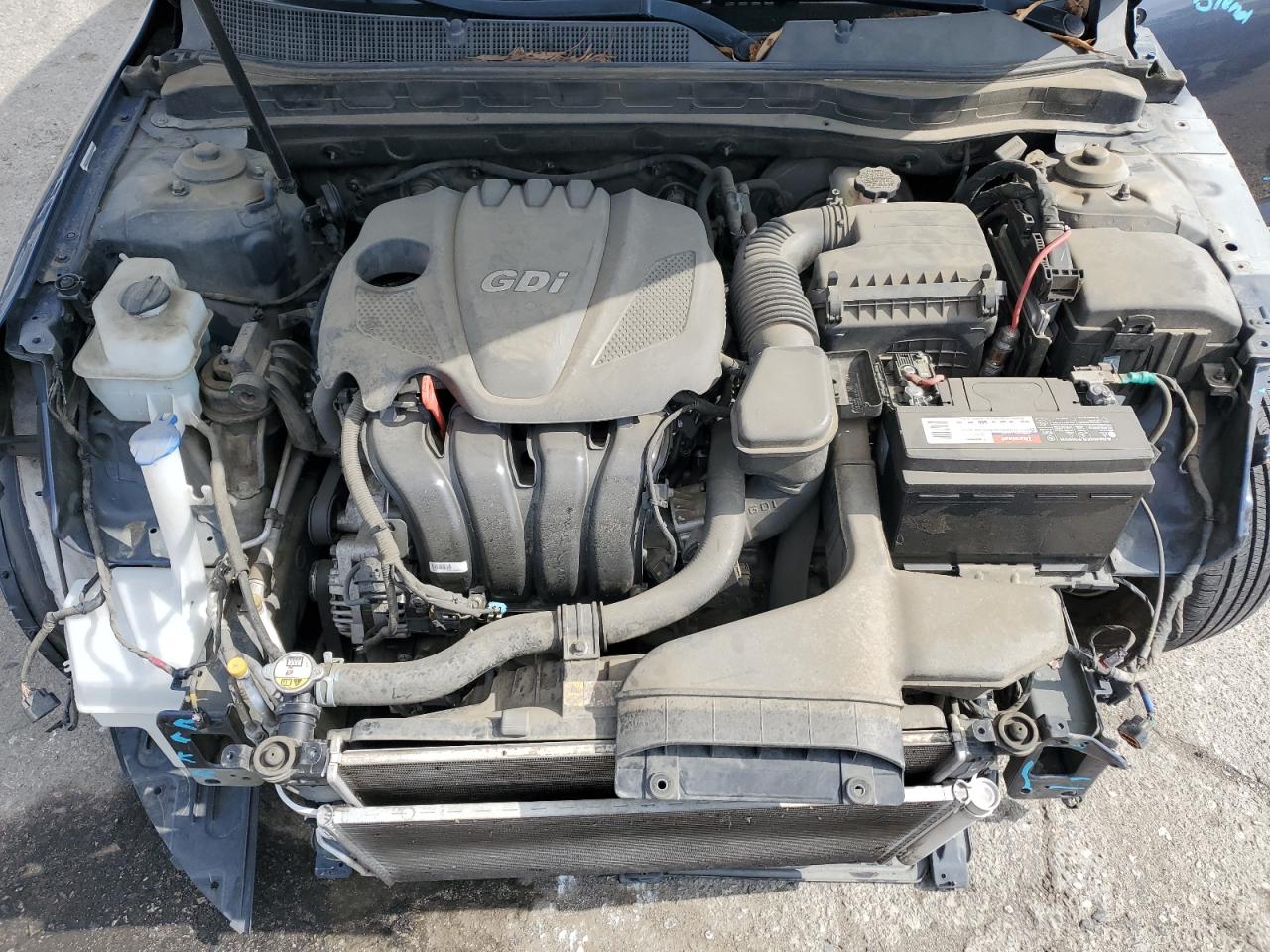 2015 KIA Optima VIN 5XXGM4A74FG452675 Copart auction photo, front end damage thumbnail 11