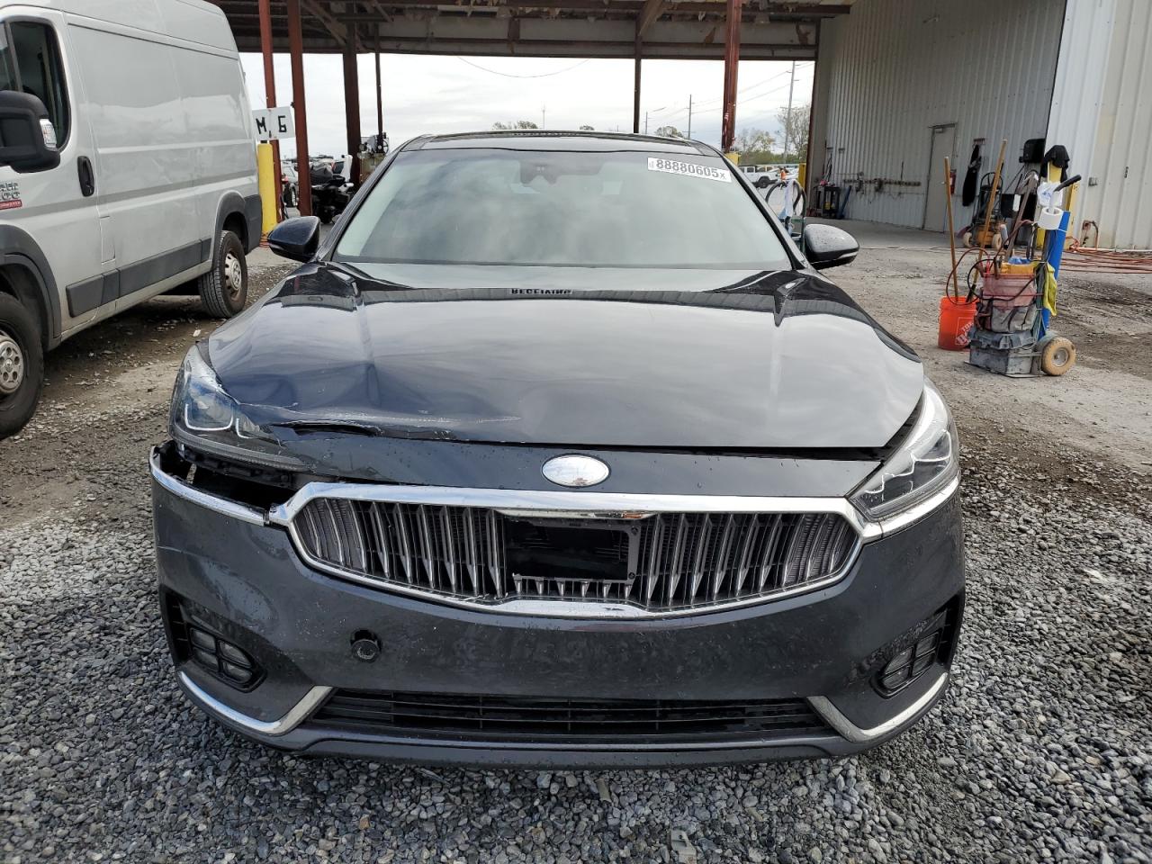 2017 KIA Cadenza VIN KNALC4J12H5068492 Copart auction photo, front end damage thumbnail 5