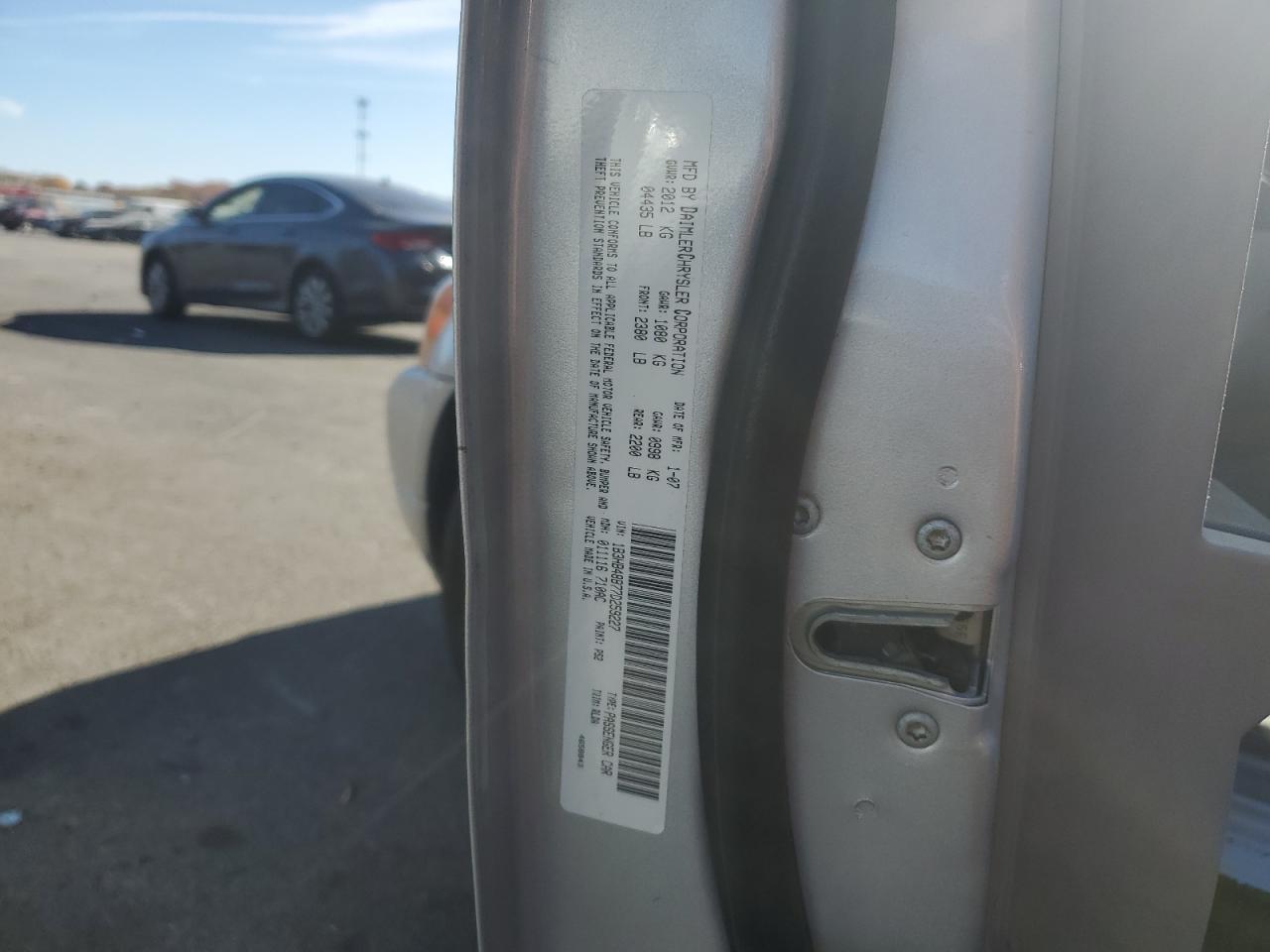 2007 Dodge Caliber VIN 1B3HB48B77D259227 Copart auction photo, front end damage thumbnail 12