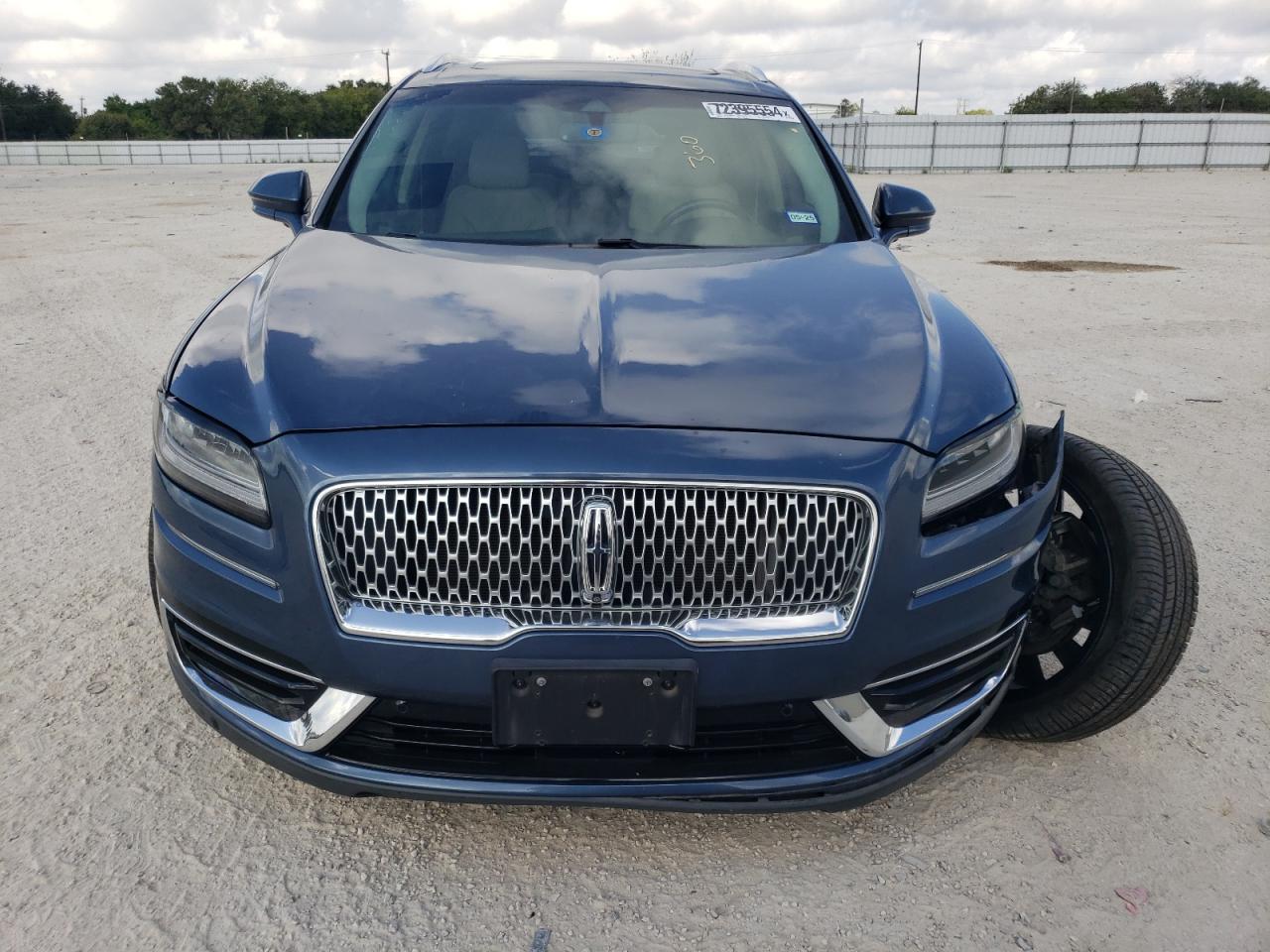 2019 Lincoln Nautilus VIN 2LMPJ6LP6KBL42061 Copart auction photo, all over / undercarriage damage thumbnail 5