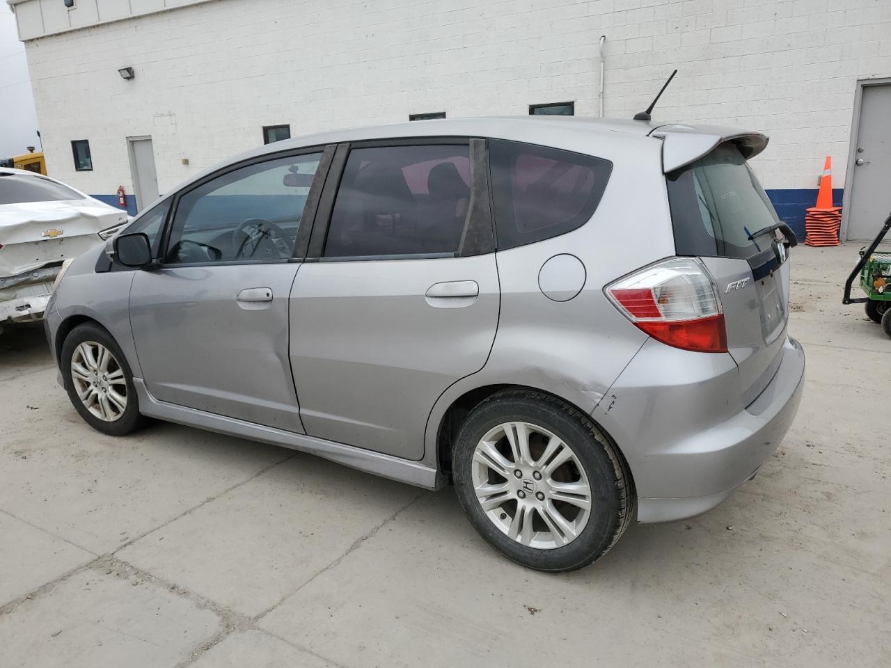 2009 Honda Fit VIN JHMGE87449S059060 Copart auction photo, rear end / side damage thumbnail 2