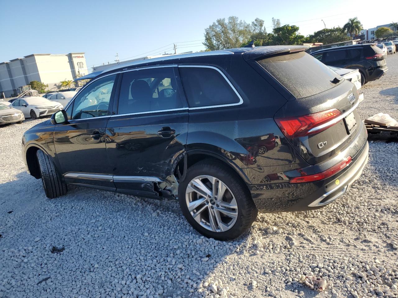 2023 Audi Q7 VIN WA1AXBF77PD011834 Copart auction photo, side damage thumbnail 2