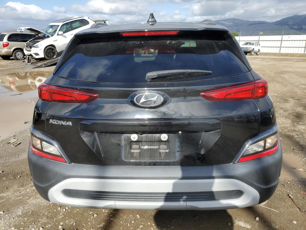 2022 Hyundai Kona VIN KM8K62AB7NU865577 Copart auction photo, front end damage thumbnail 6