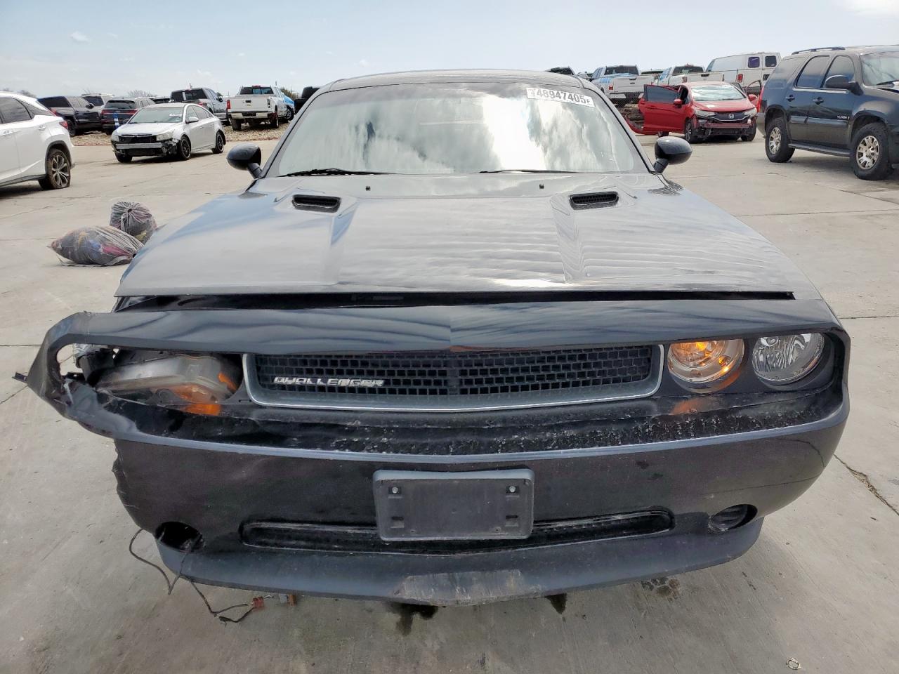 2012 Dodge Challenger VIN 2C3CDYAG6CH292575 Copart auction photo, front end / side damage thumbnail 5