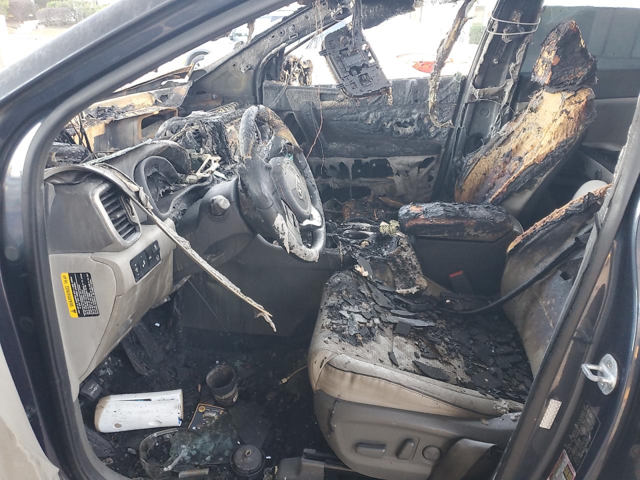 2017 KIA Sportage VIN KNDPN3AC7H7192031 Copart auction photo, burn damage thumbnail 7