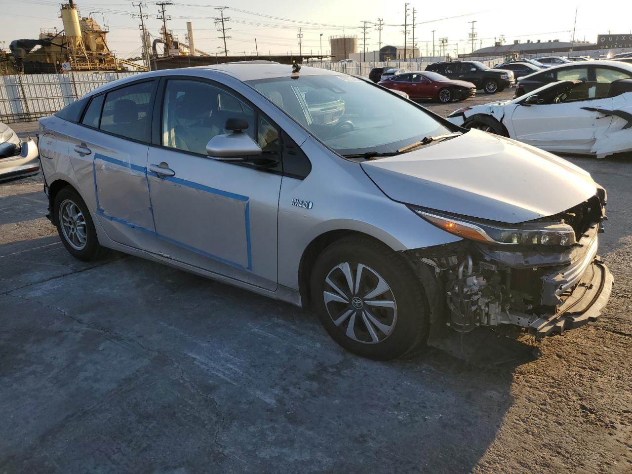 2020 Toyota Prius VIN JTDKARFP2L3131092 Copart auction photo, front end / rear end damage thumbnail 4