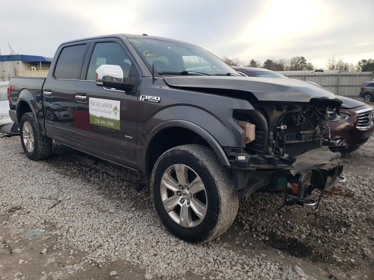 2015 Ford F-150 VIN 1FTEW1EG7FFC02565 Copart auction photo, frame damage / front end damage thumbnail 4