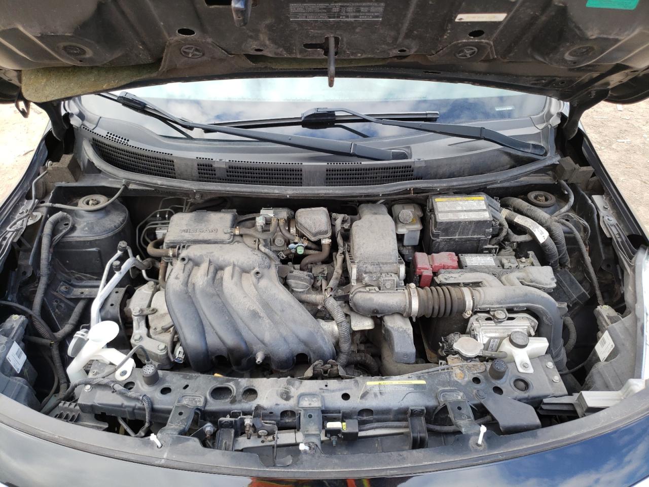 2015 Nissan Versa VIN 3N1CN7AP4FL922952 Copart auction photo, all over damage thumbnail 11