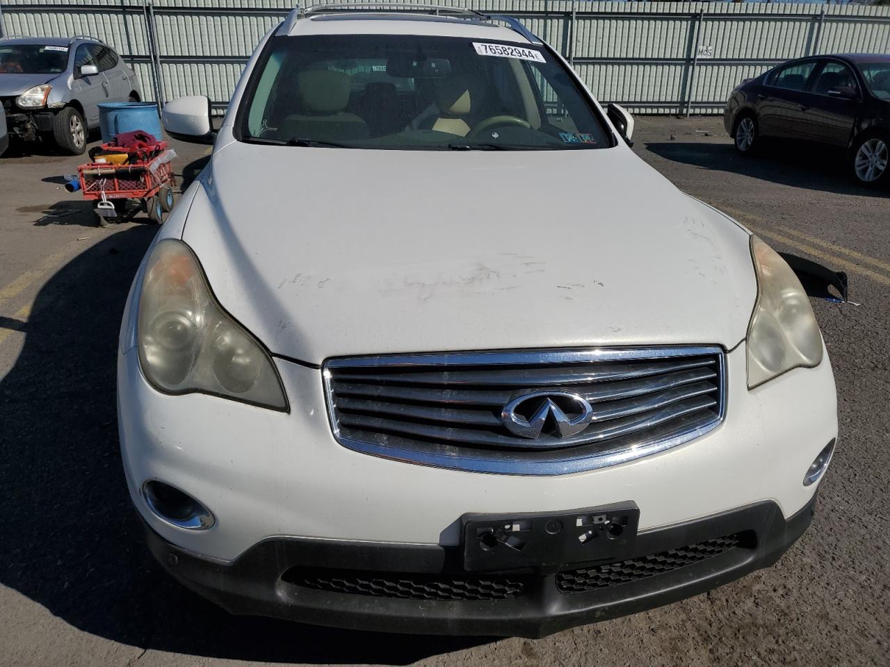2008 Infiniti EX VIN JNKAJ09F38M361699 Copart auction photo, rear end damage thumbnail 5