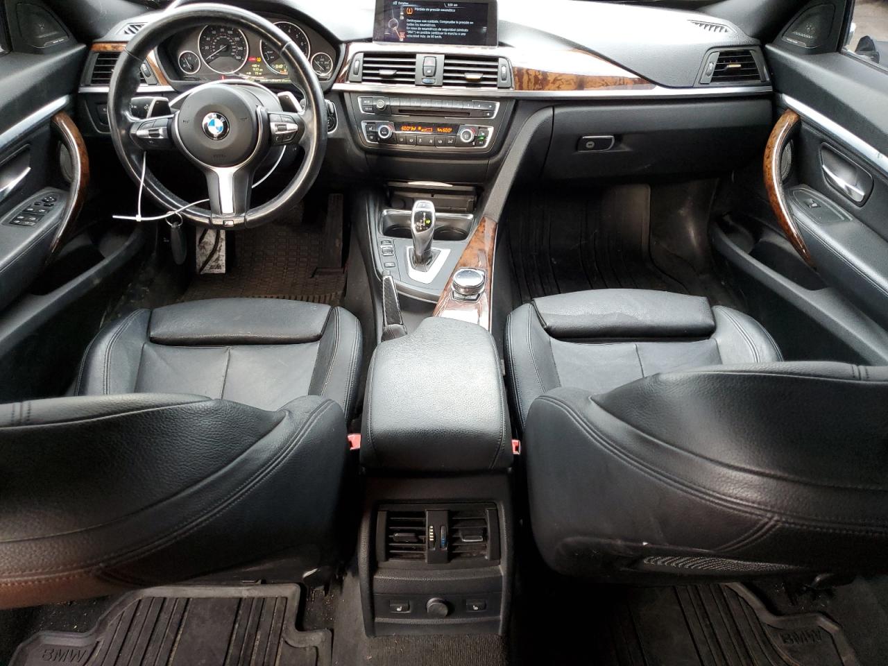 2014 BMW 3er VIN WBA3X5C55ED557030 Copart auction photo, front end / side damage thumbnail 8