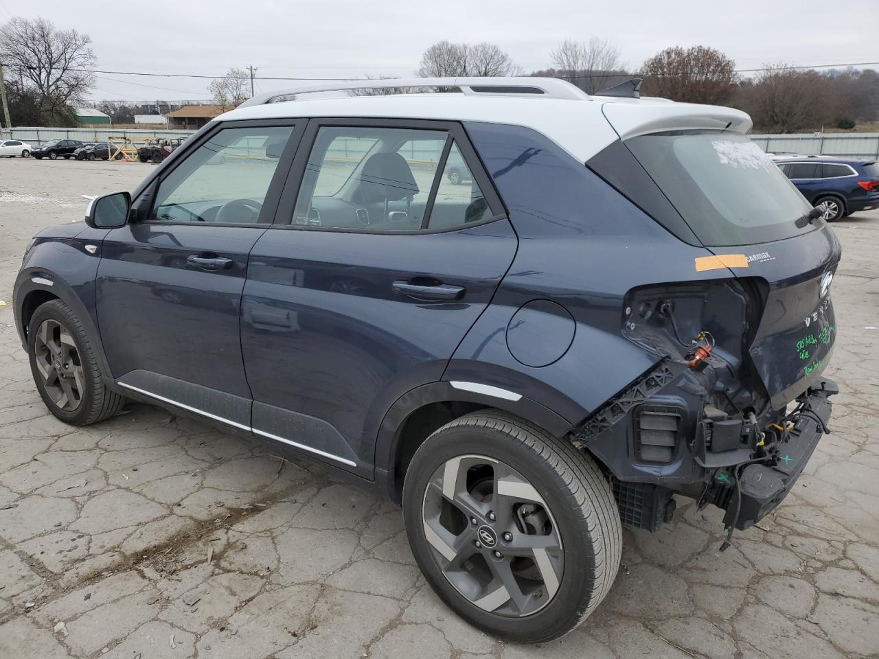 2020 Hyundai Venue VIN KMHRC8A34LU014160 Copart auction photo, rear end damage thumbnail 2