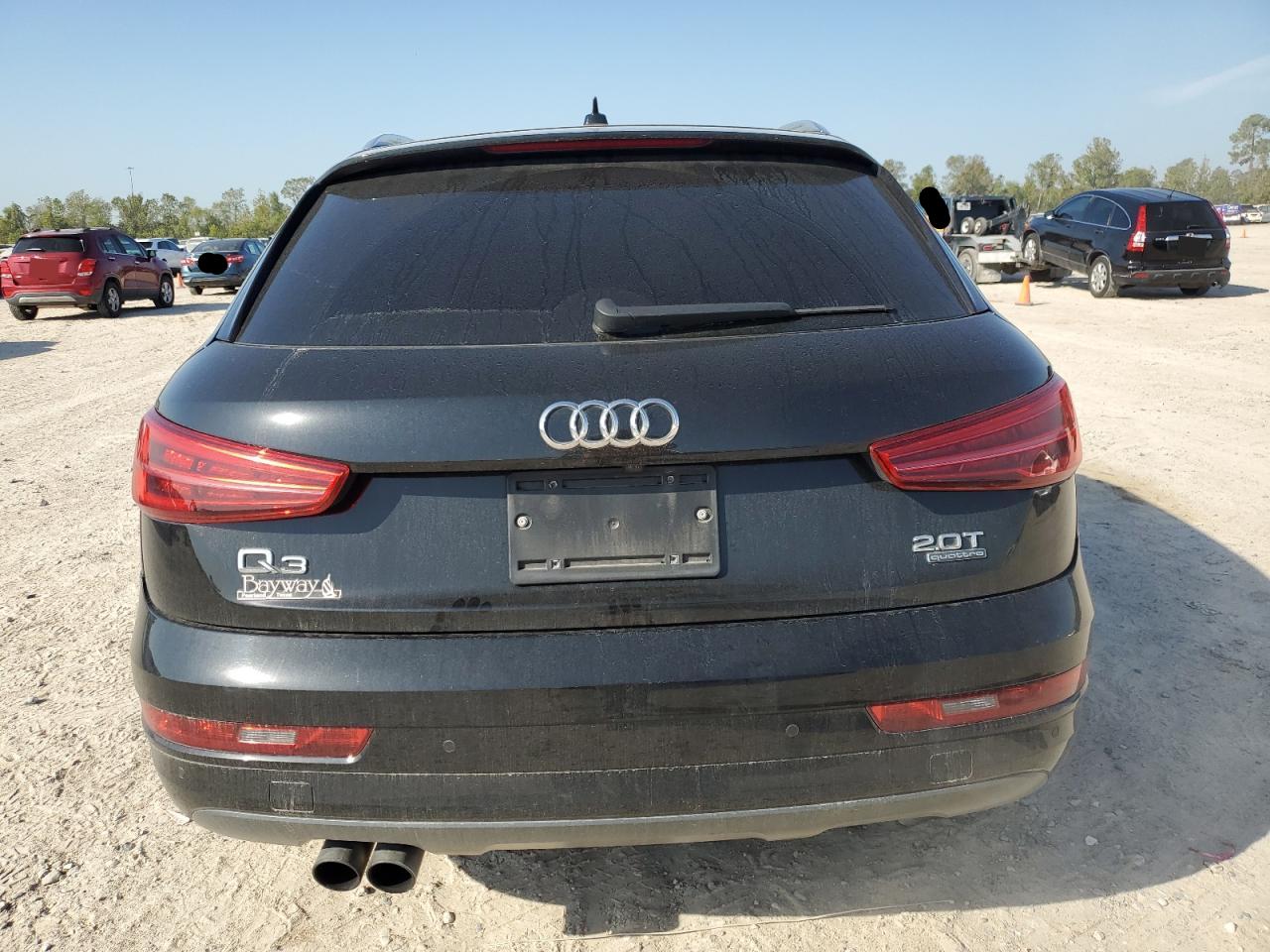 2018 Audi Q3 VIN WA1ECCFS4JR009413 Copart auction photo, front end / side damage thumbnail 6