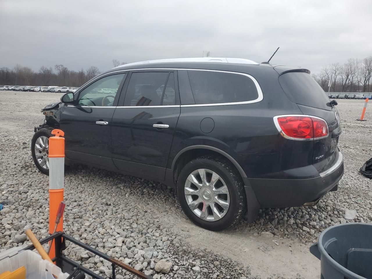2010 Buick Enclave VIN 5GALRCED5AJ244062 Copart auction photo, front end / undercarriage damage thumbnail 2
