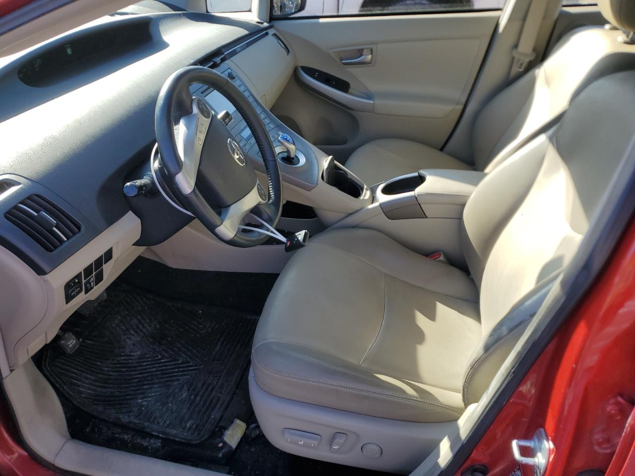 2014 Toyota Prius VIN JTDKN3DU8E0359726 Copart auction photo, front end damage thumbnail 7