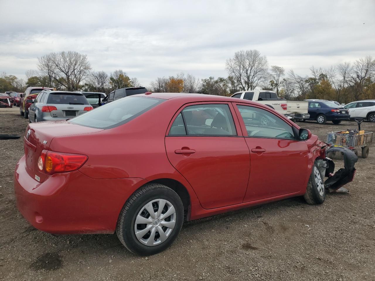 2010 Toyota Corolla VIN 1NXBU4EE4AZ270380 Copart auction photo, front end / undercarriage damage thumbnail 3