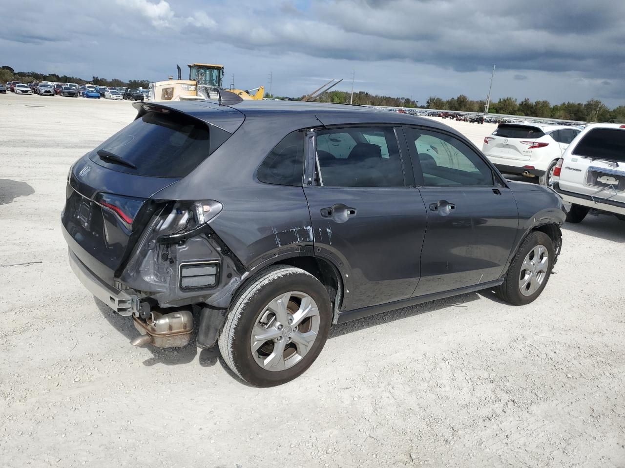 2024 Honda HR-V VIN 3CZRZ1H39RM756450 Copart auction photo, front end / rear end damage thumbnail 3