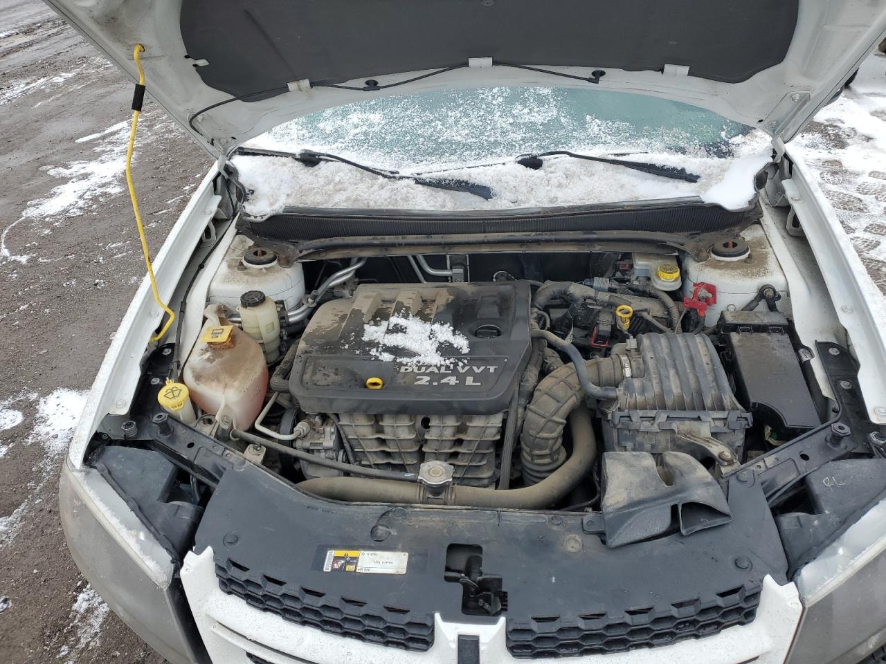 2014 Dodge Avenger VIN 1C3CDZAB1EN226214 Copart auction photo, front end / side damage thumbnail 11