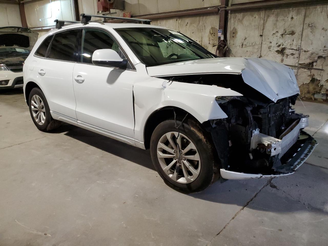 2014 Audi Q5 VIN WA1LFAFPXEA039597 Copart auction photo, front end / mechanical damage thumbnail 4