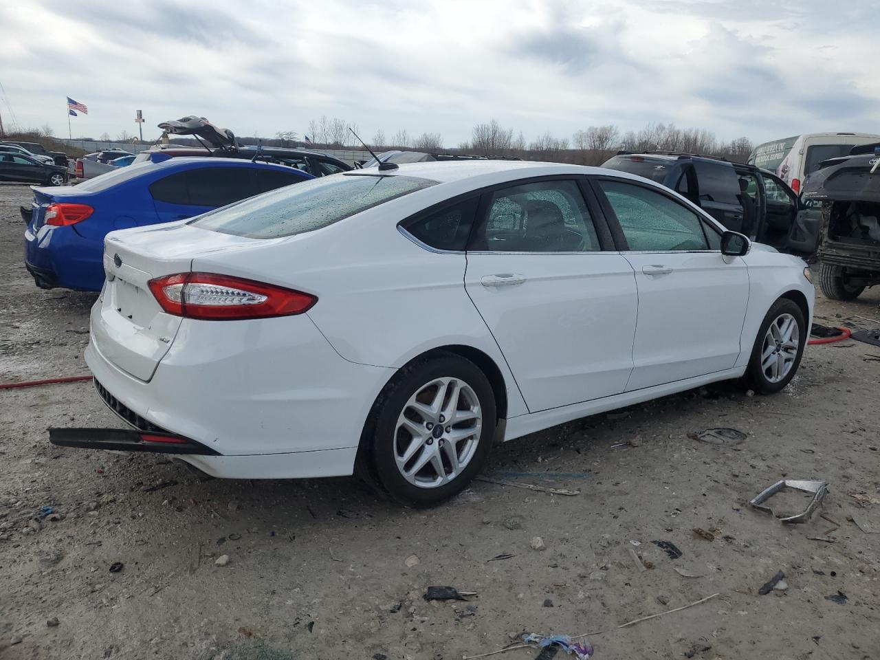 2016 Ford Fusion VIN 1FA6P0H70G5132458 Copart auction photo, side / undercarriage damage thumbnail 3