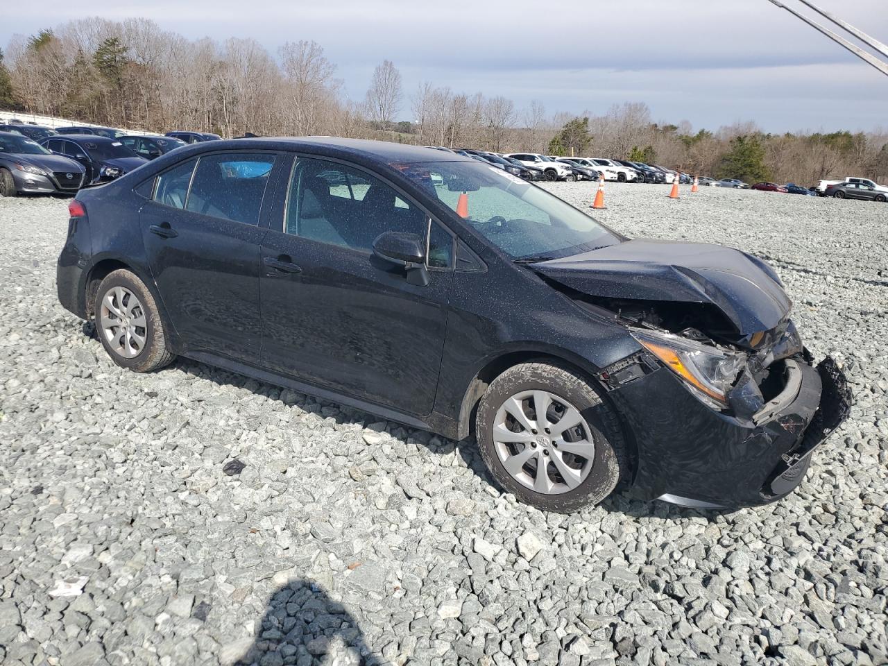 2022 Toyota Corolla VIN 5YFEPMAE3NP329677 Copart auction photo, rear end / front end damage thumbnail 4
